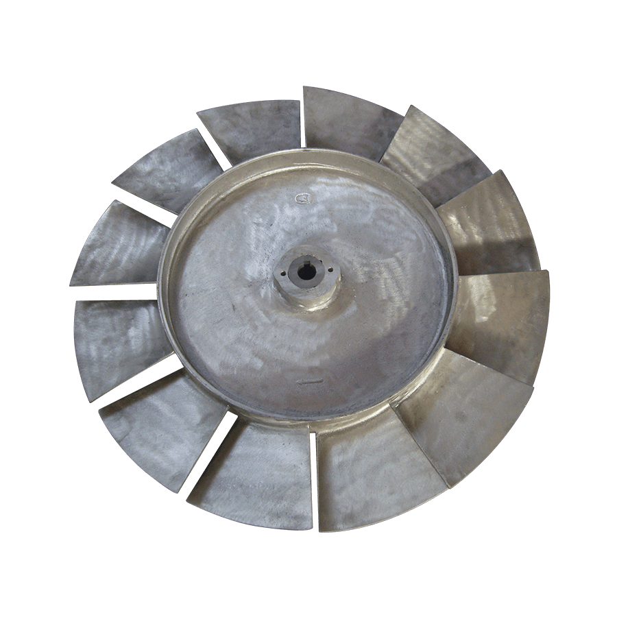 Setting machine fan blade